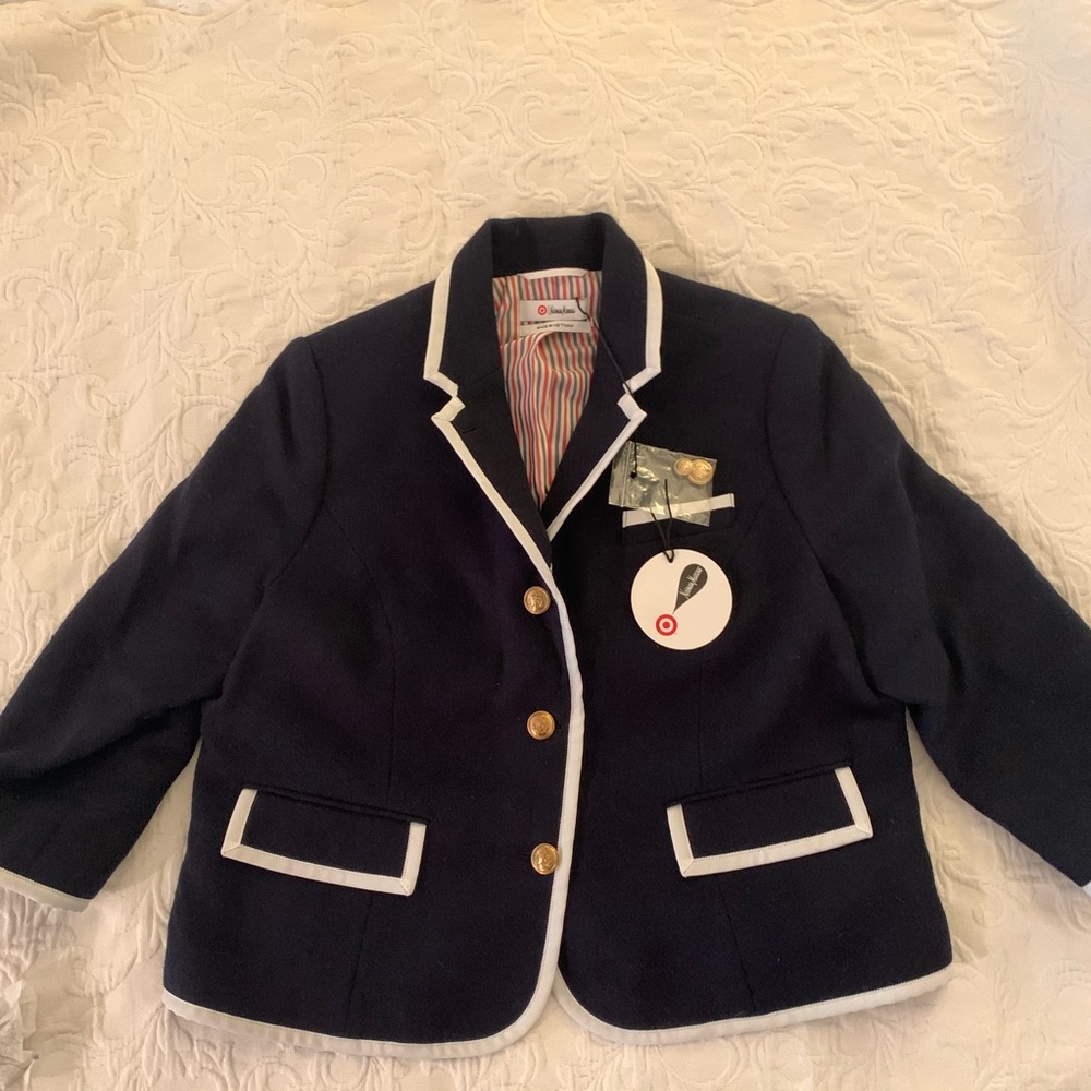 NEIMAN MARCUS TARGET T.BROWNE NAVY BLAZER WOMEN'S